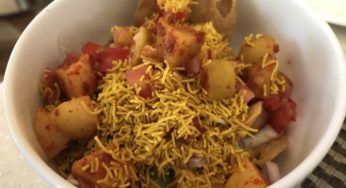 Dosa and sev puri in Bengaluru, India